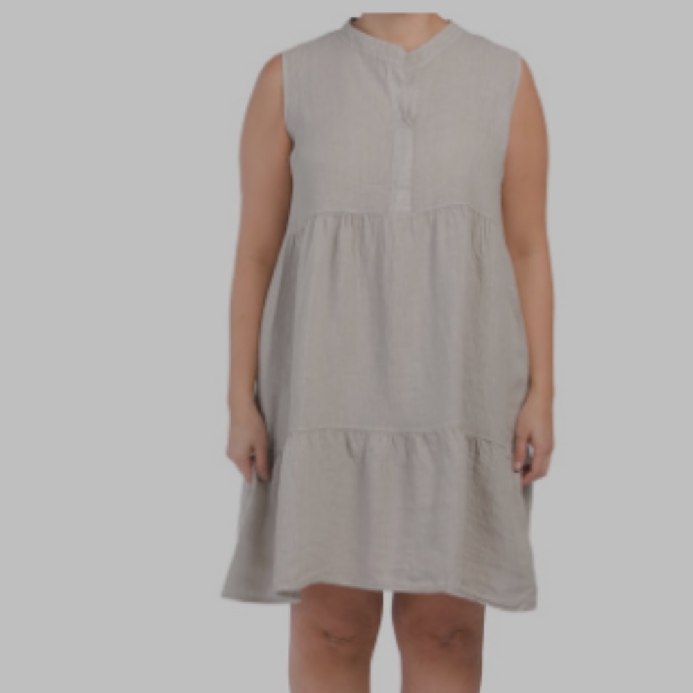 NWT Linen Dress Italy 1X